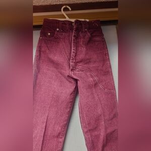 Panhandle Slim High Rise Magenta Jeans